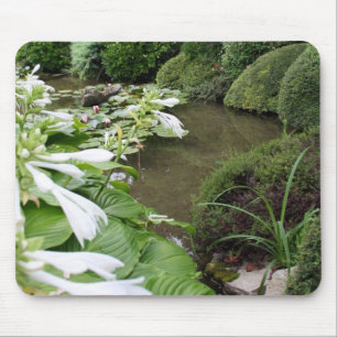 Hosta in a Zen Garden Mousepad