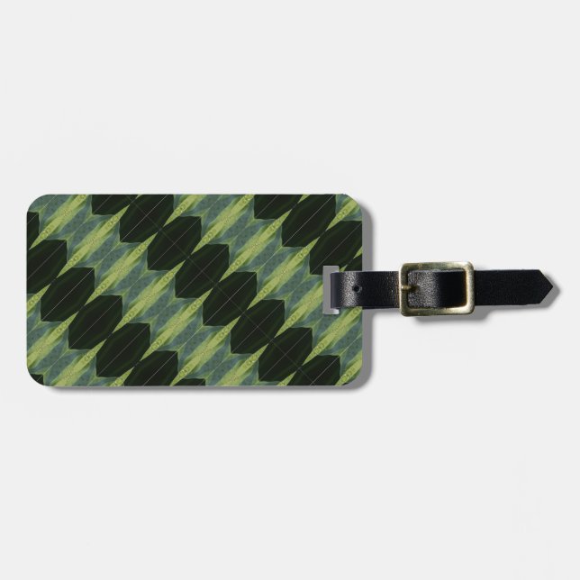 Hosta La Vista Zen Luggage Tag (Front Horizontal)