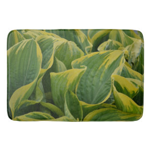 Hosta Leaves Bath Mat