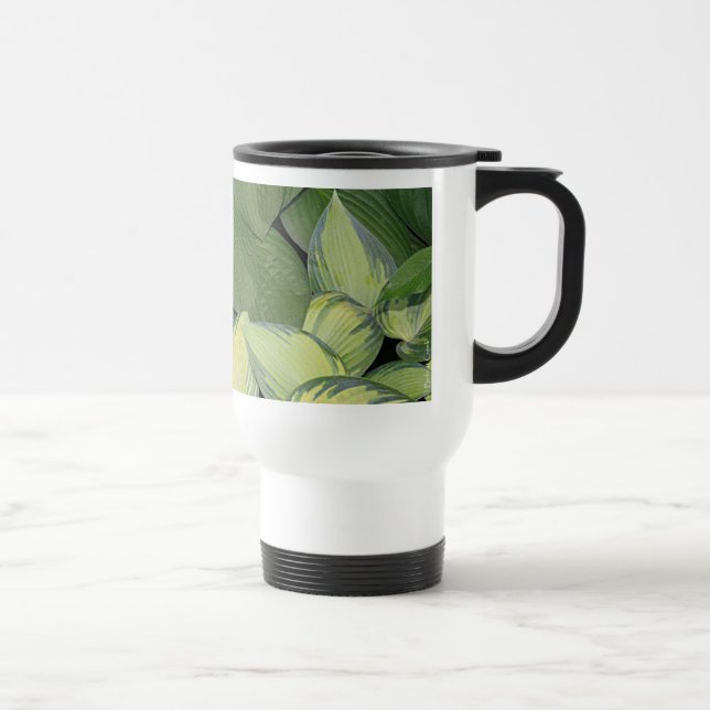 Hosta Still Life Travel Mug (Right)