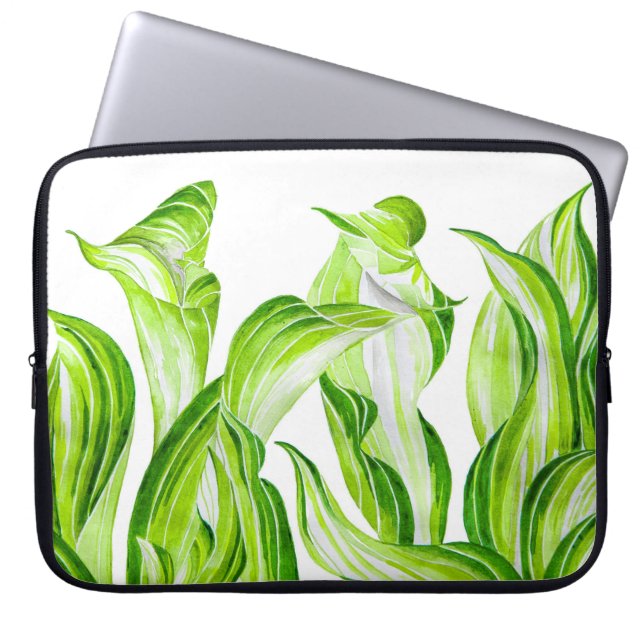 'Hosta with the Mosta' on 15" Laptop Sleeve (Front)