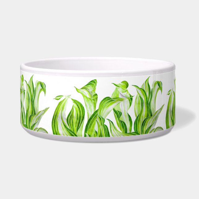 'Hosta with the mosta' on a Ceramic Salad Bowl (Right)
