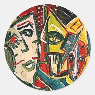 HOSTAGE SITUATION CLASSIC ROUND STICKER