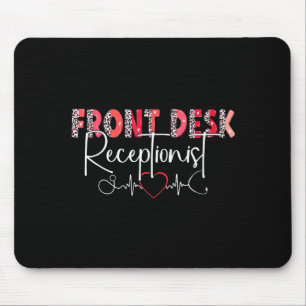 Hostal Receptionist Office Valentine Nursing Tee W Mouse Mat