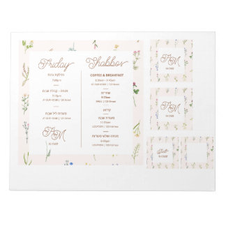 Hostess Box Custom Inside Cover - Itinerary Notepad