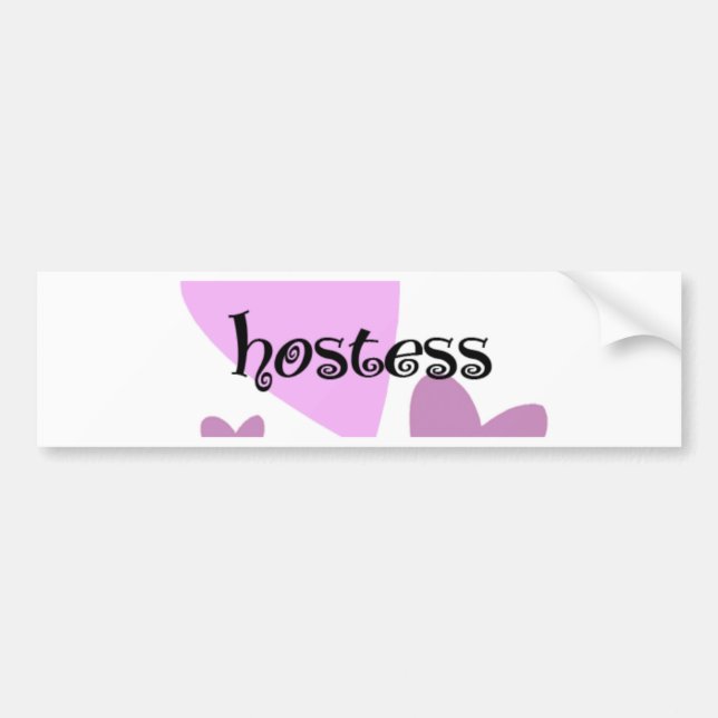 Hostess Bumper Sticker (Front)