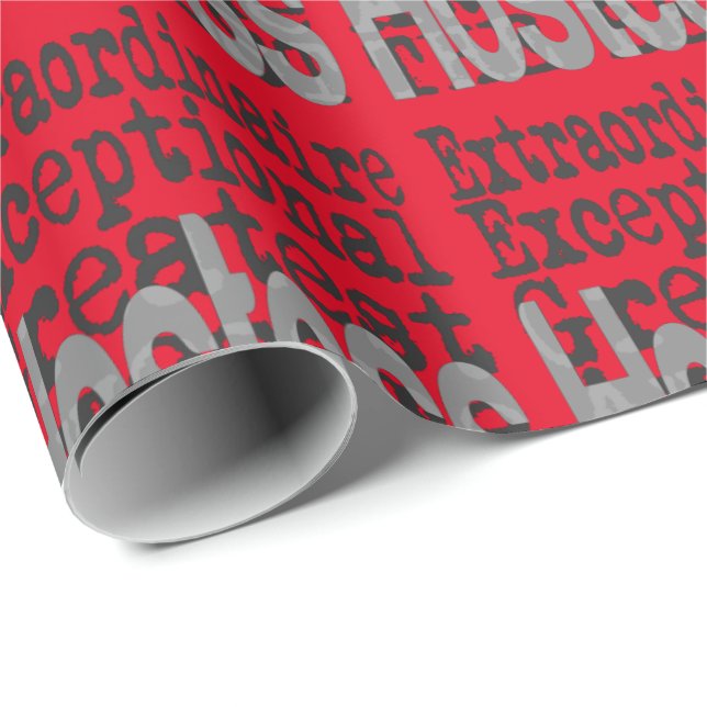 Hostess Extraordinaire Wrapping Paper (Roll Corner)