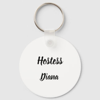 Hostess Gift Custom Name Gifts Wedding Key Ring