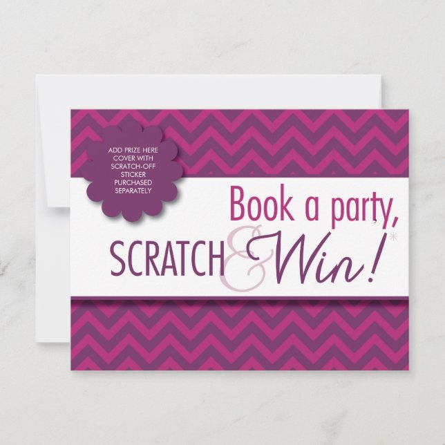 Hostess Scratcher Card with Envelope - IN-HOME (Front)