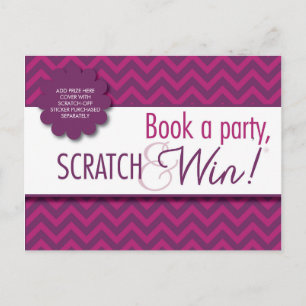 Hostess Scratcher/Instructions Postcard - FACEBOOK