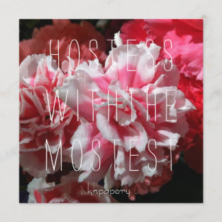 Hostess with the Mostest! Thank You Card
