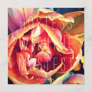 Hostess with the Mostest! Thank You Card