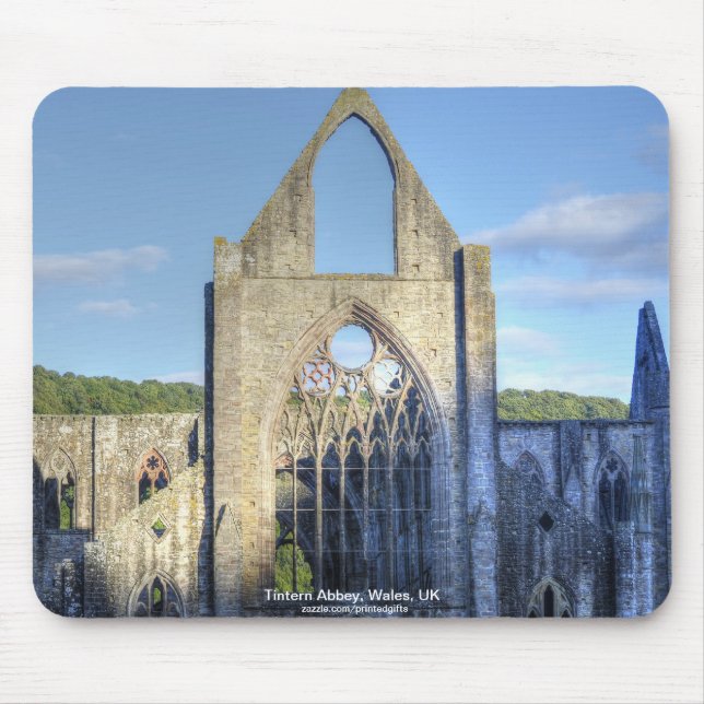 Hostoric Tintern Abbey Cistercian Monastery Wales Mouse Mat (Front)