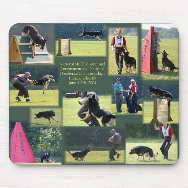 HOT 2004 collage zazzle Mouse Mat (Front)