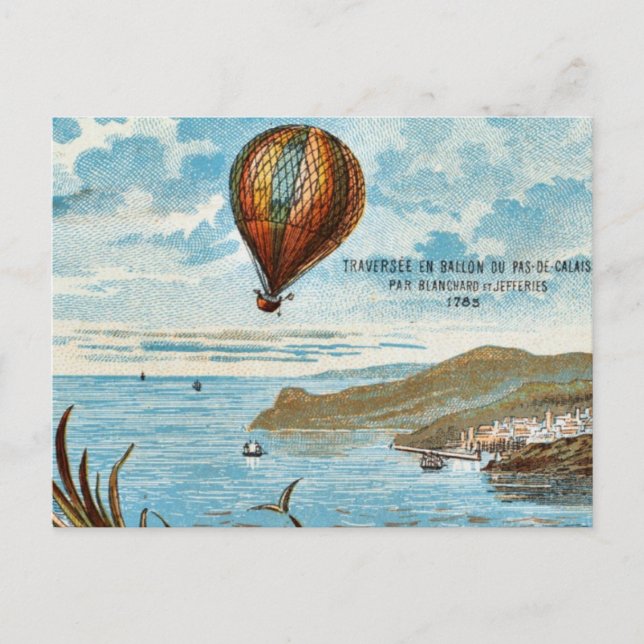 Hot Air Ballon Artwork Postcard (Front)