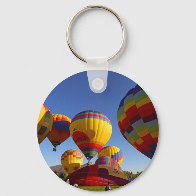 Hot Air Ballons Key Ring (Front)