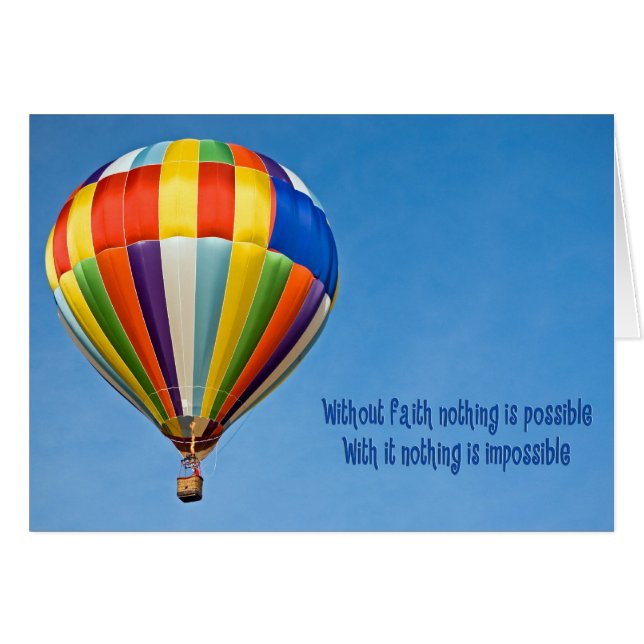 Hot Air Balloon (Front Horizontal)