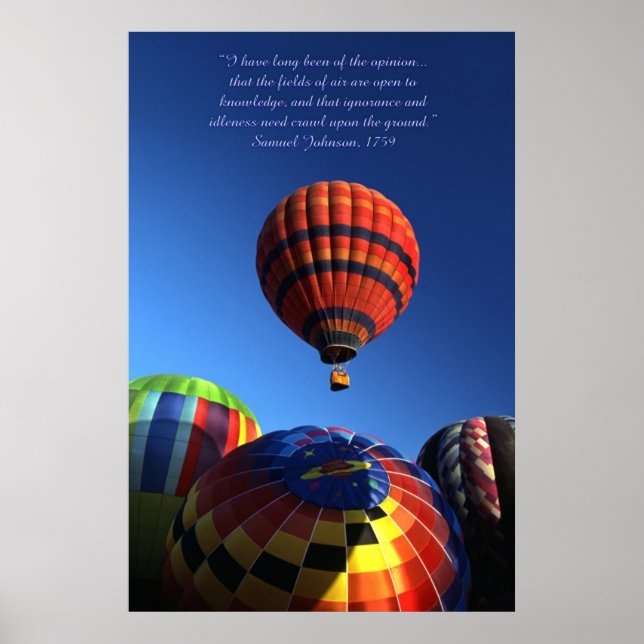 Hot Air Balloon #1 Poster (Front)