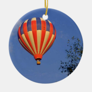 Hot Air Balloon (7) Ceramic Tree Decoration