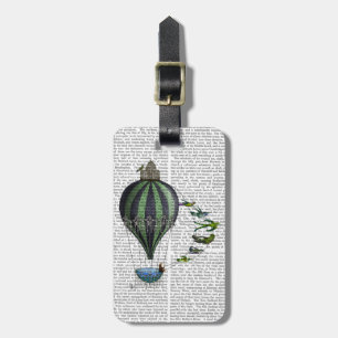 Hot Air Balloon and Birds Luggage Tag