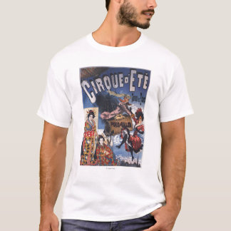 Hot-Air Balloon and Japanese Ladies Poster T-Shirt