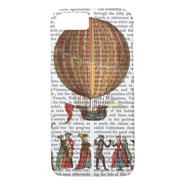 Hot Air Balloon And People Case-Mate iPhone Case (Back)