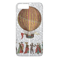 Hot Air Balloon And People