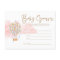 Hot Air Balloon Baby Shower Guessing Game Postcard