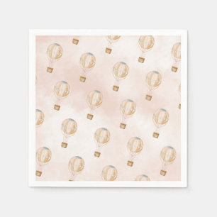 Hot Air Balloon Baby Shower Napkin