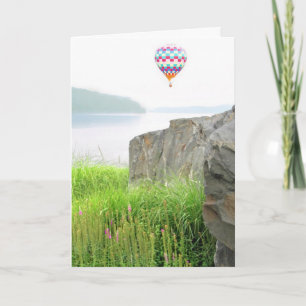 Hot Air Balloon Birthday Card