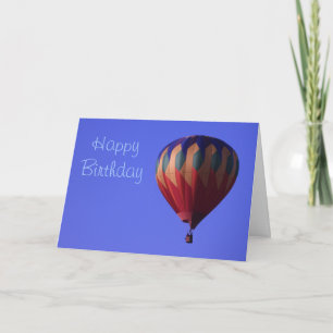 Hot Air Balloon Birthday Card *Customise*