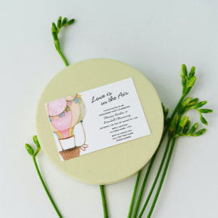 Hot Air Balloon Bridal Invitation