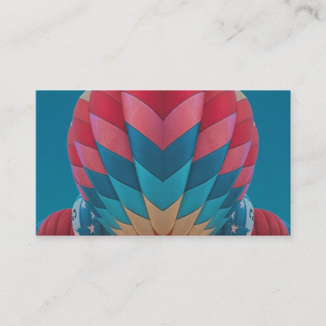 hot air balloon  business card (Front)