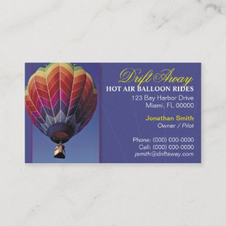 Hot Air Balloon Business Card