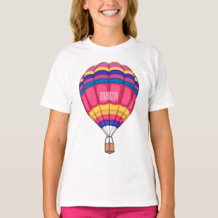 Hot air balloon cartoon illustration  T-Shirt