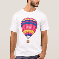 Hot air balloon cartoon illustration