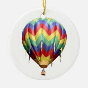 Hot Air Balloon Ceramic Tree Decoration