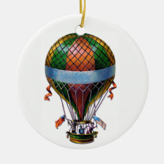 Hot Air Balloon Ceramic Tree Decoration
