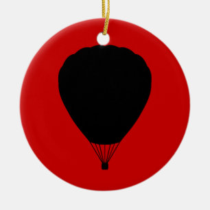 hot air balloon ceramic tree decoration