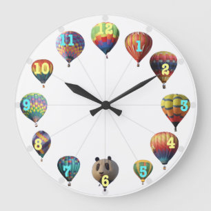 Hot Air Balloon Clock
