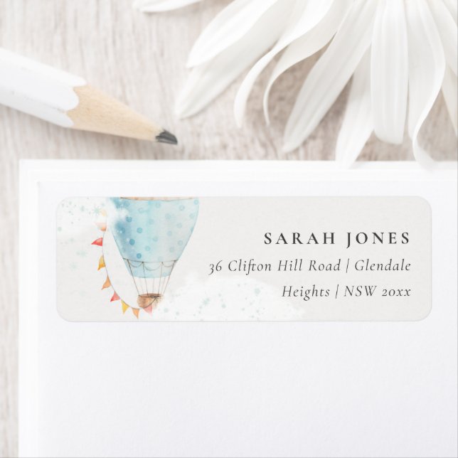 Hot Air Balloon Clouds Stars We have Moved Address (Insitu)