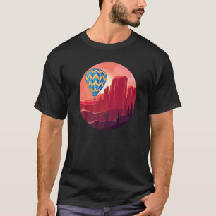 Hot Air Balloon Cool Flying for Ballooning Enthusi T-Shirt