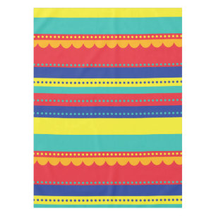 Hot Air Balloon Cute Colorful 1st Birthday Party Tablecloth