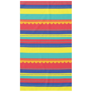 Hot Air Balloon Cute Colorful 1st Birthday Party Tablecloth