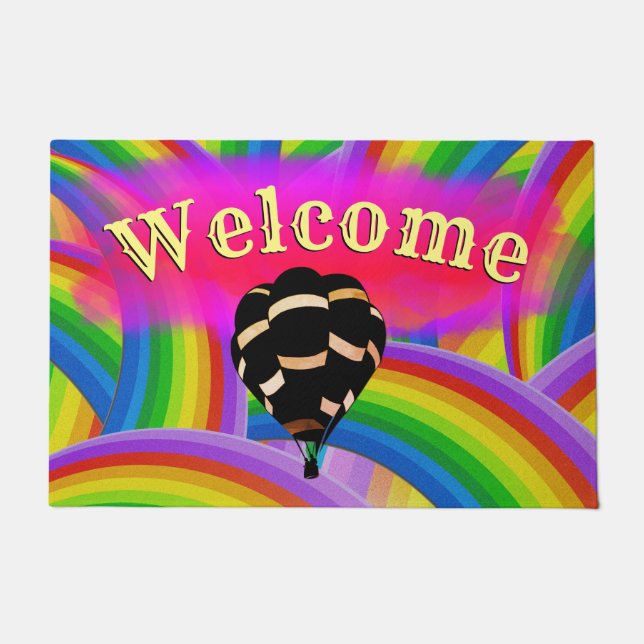 Hot Air Balloon Doormat (Front)