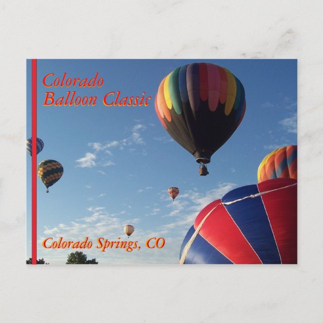Hot Air Balloon Festival II Postcard (Front)