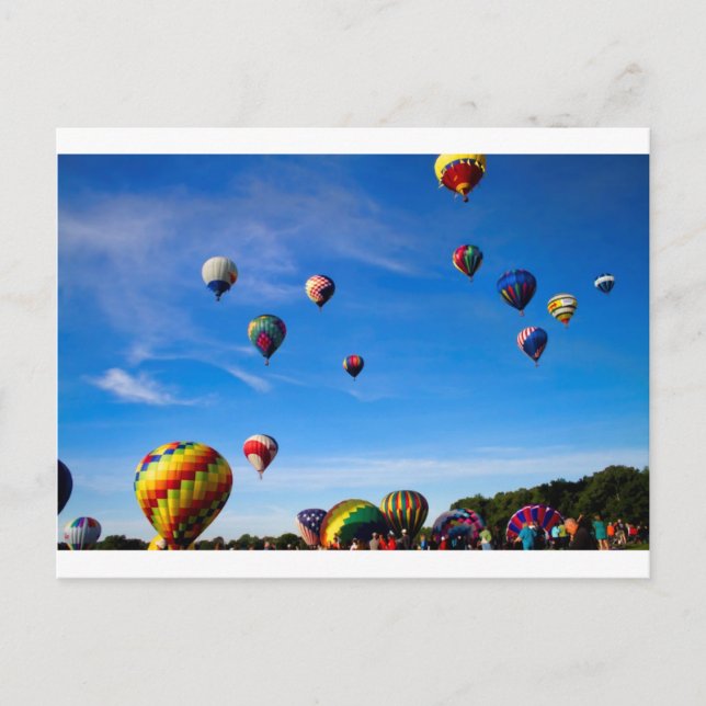 Hot Air Balloon Festival Postcard (Front)