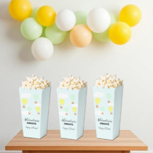 Hot Air Balloon Gender Neutral Baby Shower Favour Box