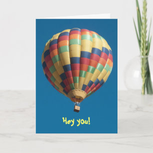 Hot Air Balloon Get Well Template