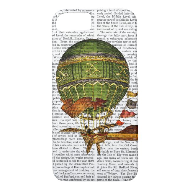 Hot Air Balloon Green Case-Mate iPhone Case (Back)